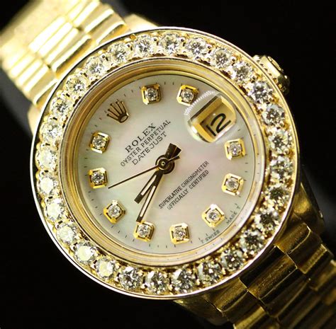 rolex watch diamond bezel prices